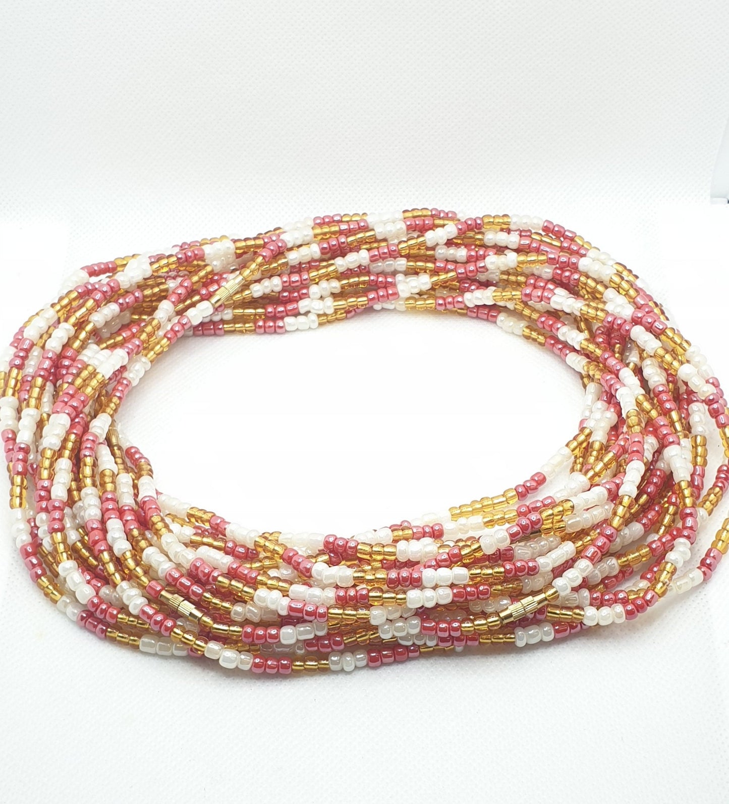 Multi colours Waist Beads|On Sale Belly Chain Weight control African beads|belly beads| Ghana beads| Weight Tracker| Nigerian waist beads