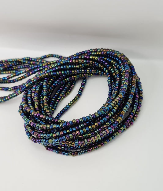 Metallic Waist Beads|On Sale Belly Chain Weight control African beads|belly beads| Ghana beads| Weight Tracker| Nigerian waist beads