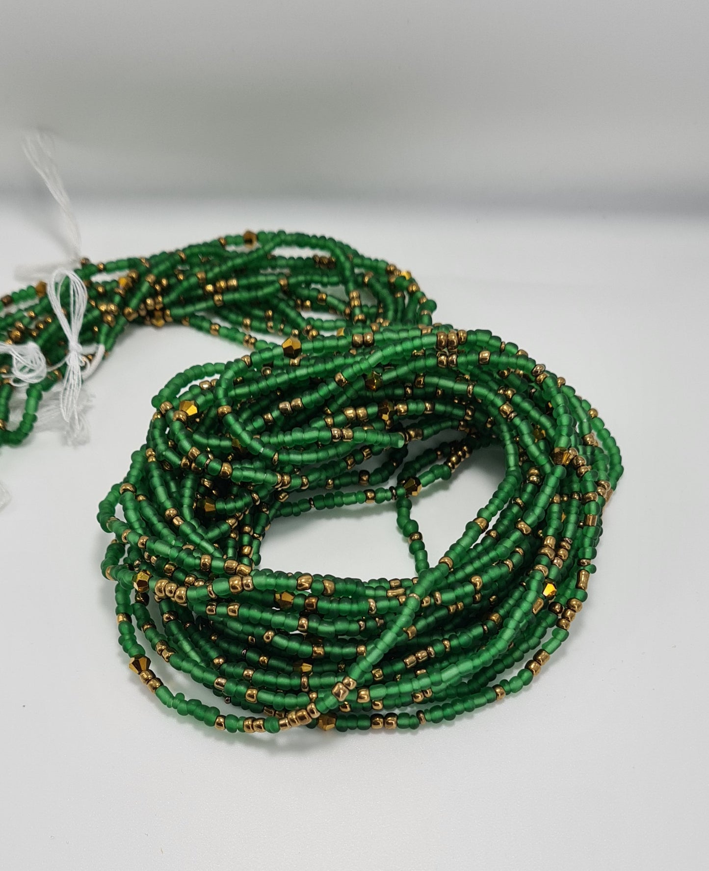 Green mix Waist Beads|On Sale Belly Chain Weight control African beads|belly beads| Ghana beads| Weight Tracker| Nigerian waist beads