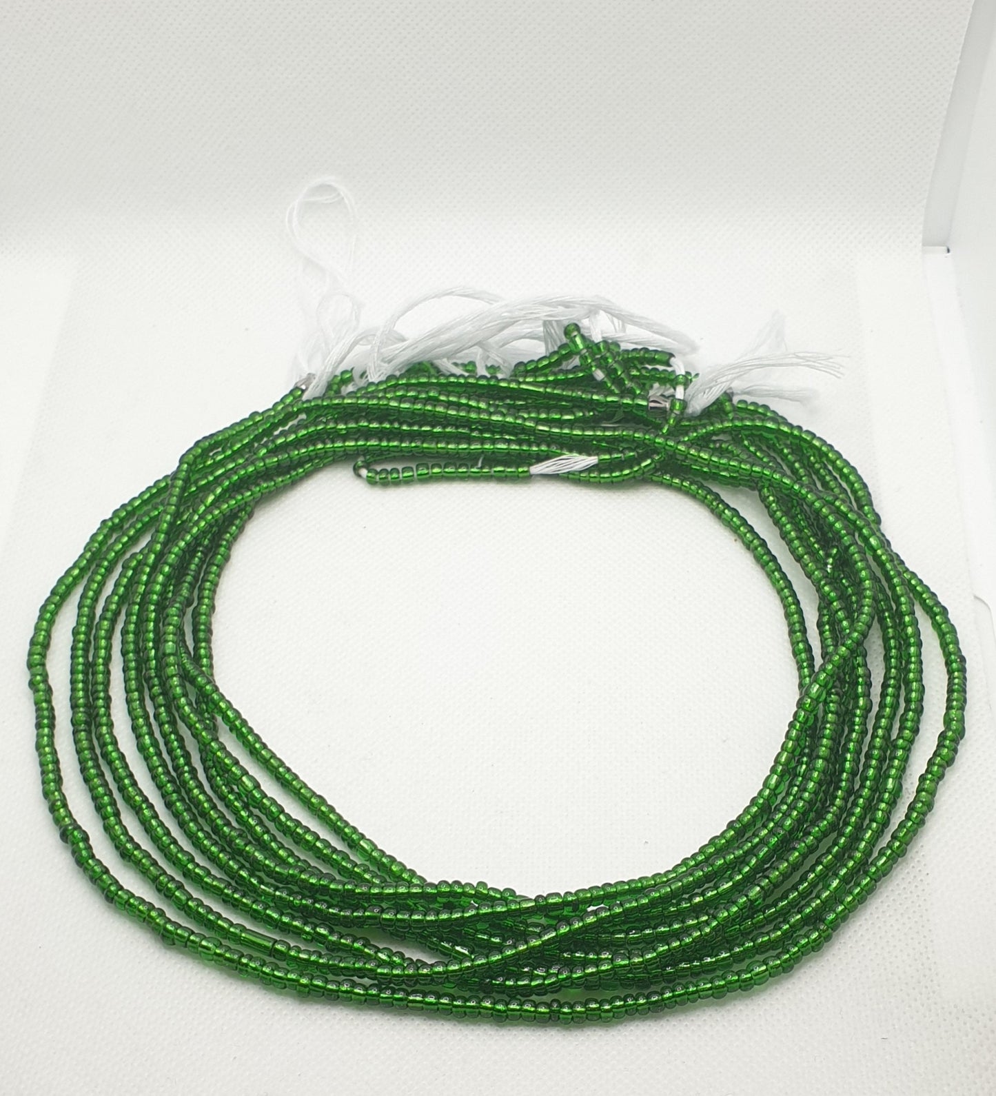 Green Waist Beads|On Sale Belly Chain Weight control African beads|belly beads| Ghana beads| Weight Tracker