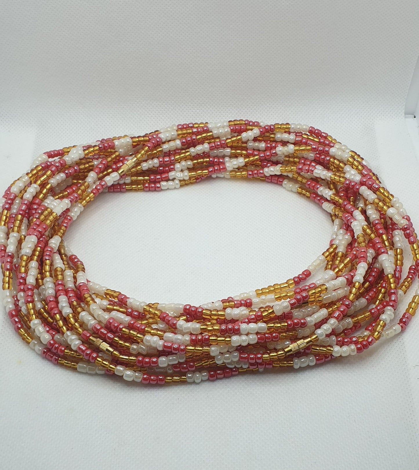 Multi colours Waist Beads|On Sale Belly Chain Weight control African beads|belly beads| Ghana beads| Weight Tracker| Nigerian waist beads
