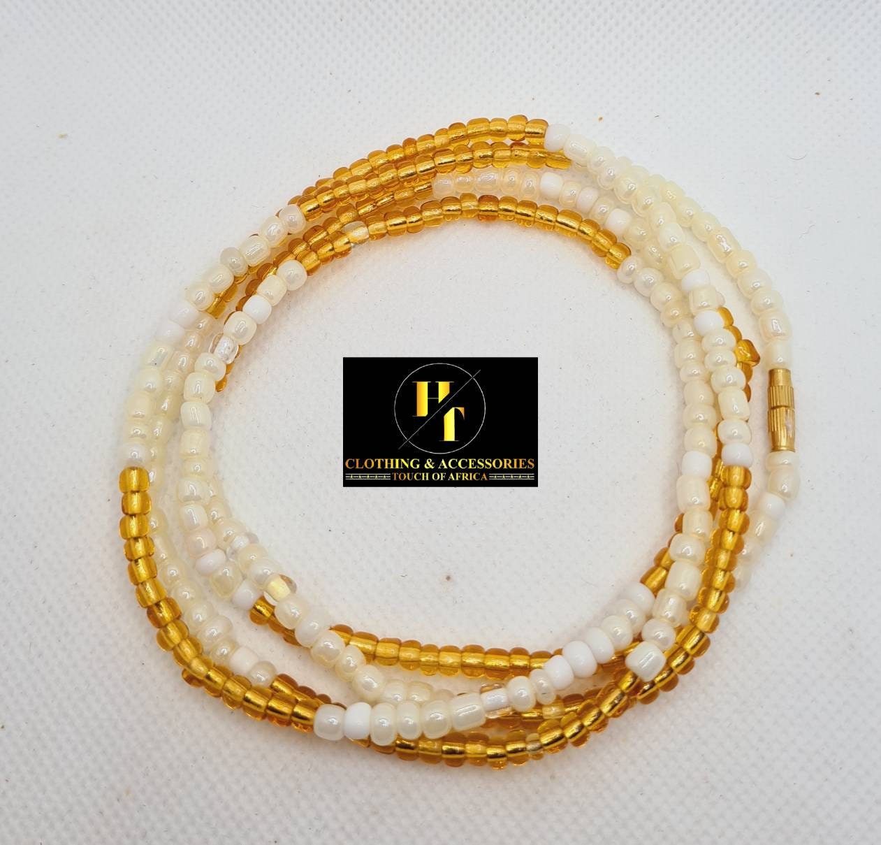 Multi colours Waist Beads|On Sale Belly Chain Weight control African beads|belly beads| Ghana beads| Weight Tracker| Nigerian waist beads