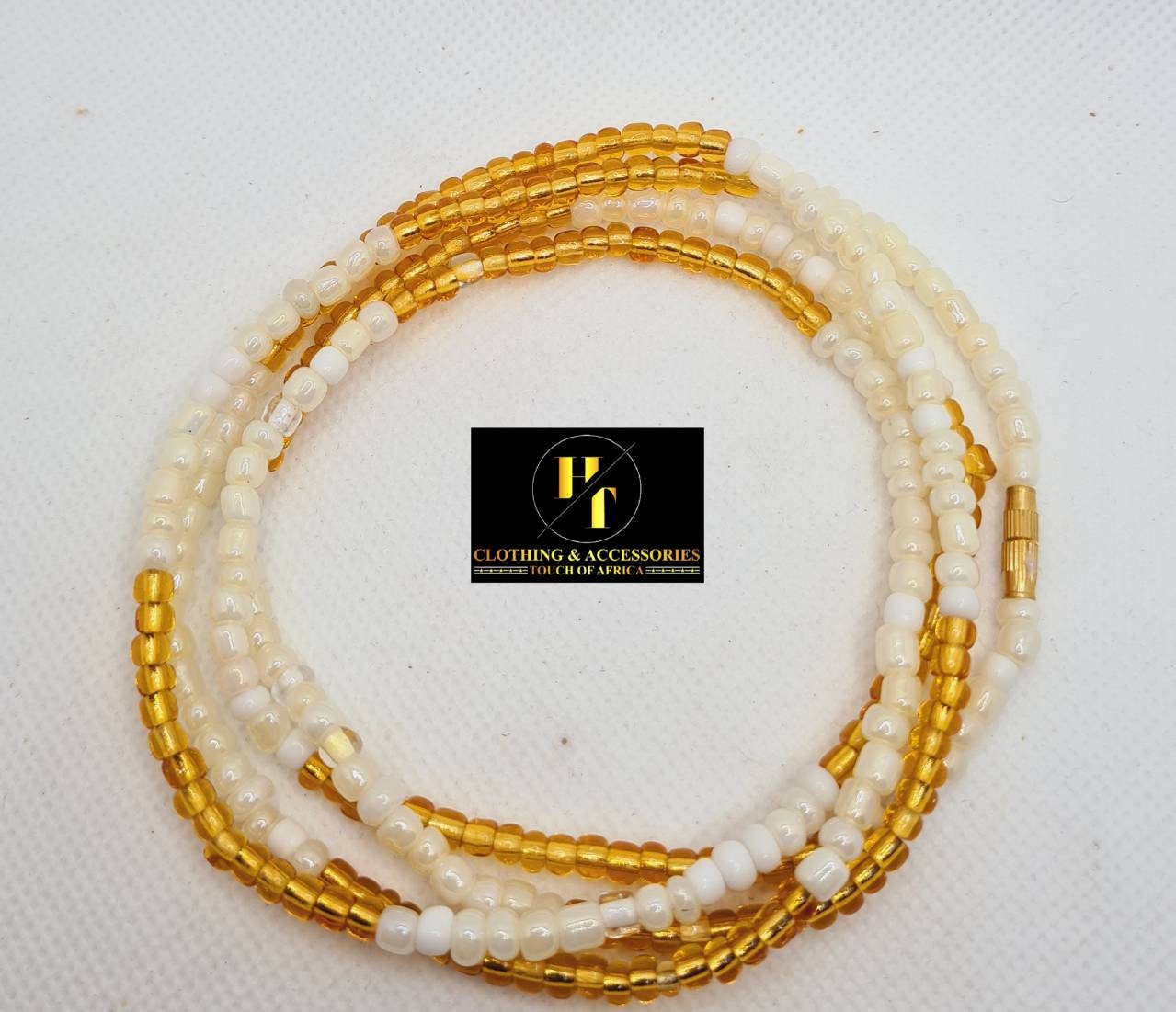 Multi colours Waist Beads|On Sale Belly Chain Weight control African beads|belly beads| Ghana beads| Weight Tracker| Nigerian waist beads