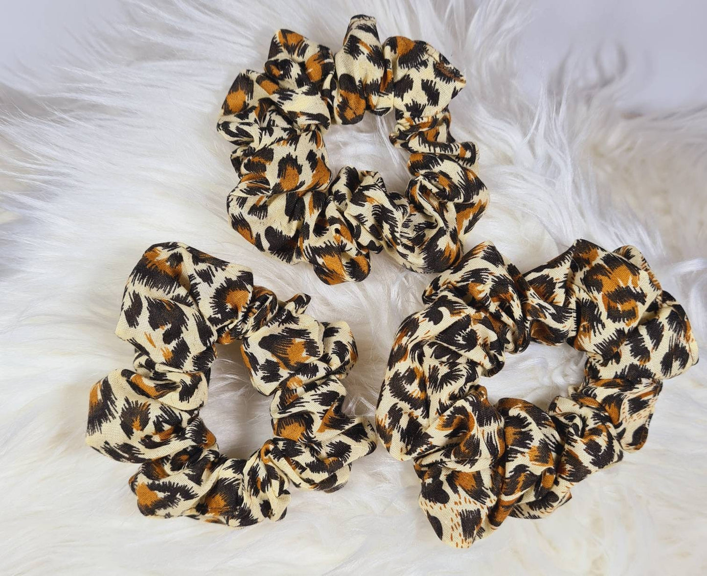 Scrunchie Soft Stretchy Hair Accessories Hair Tie Leopard print