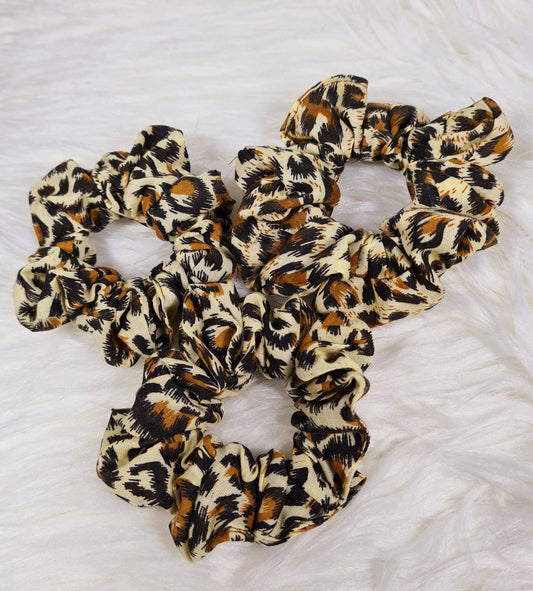 Scrunchie Soft Stretchy Hair Accessories Hair Tie Leopard print