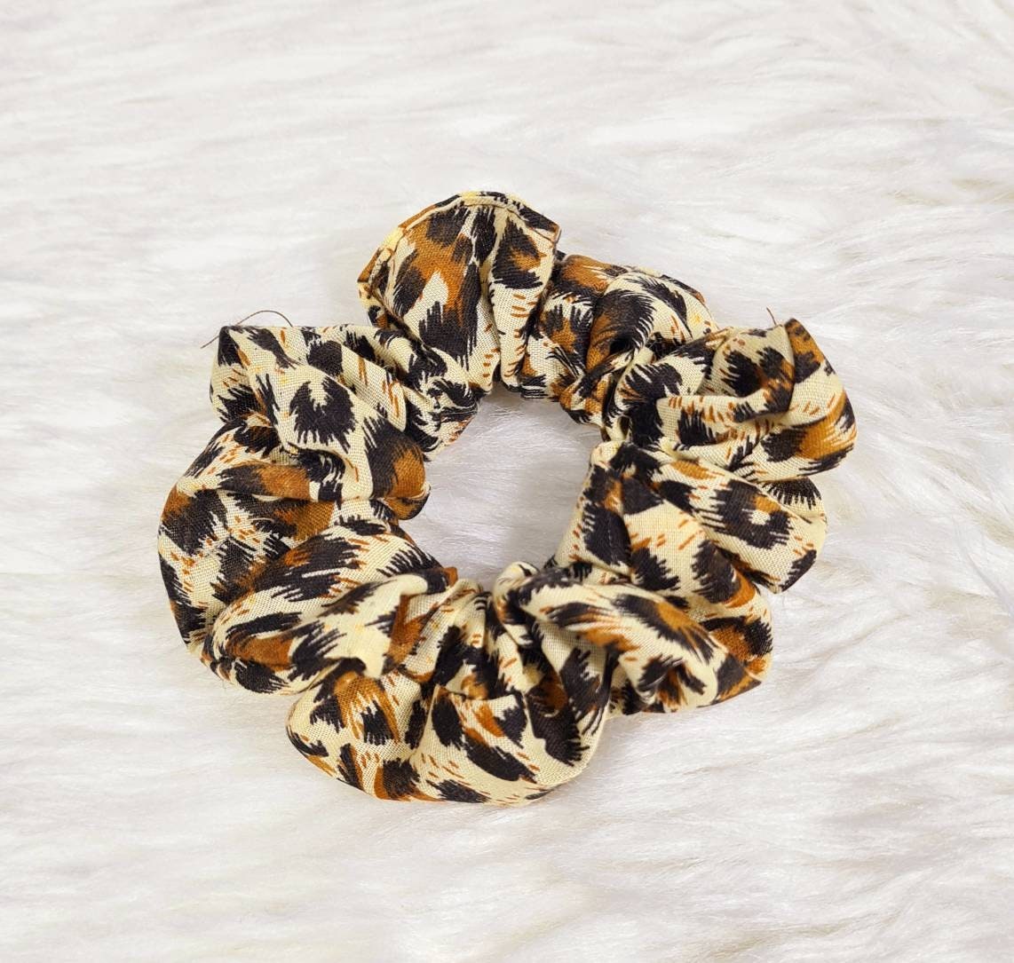 Scrunchie Soft Stretchy Hair Accessories Hair Tie Leopard print