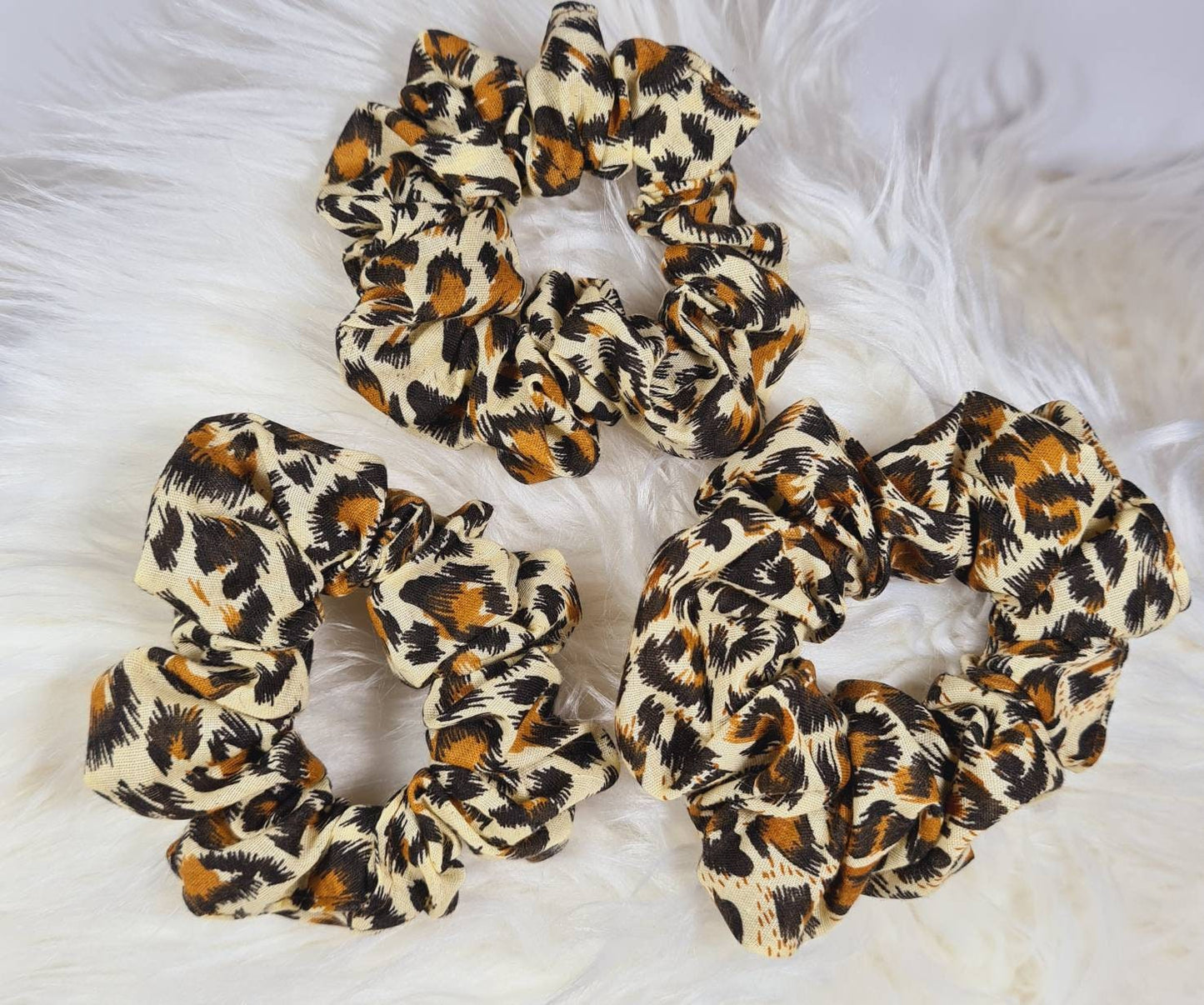 Scrunchie Soft Stretchy Hair Accessories Hair Tie Leopard print