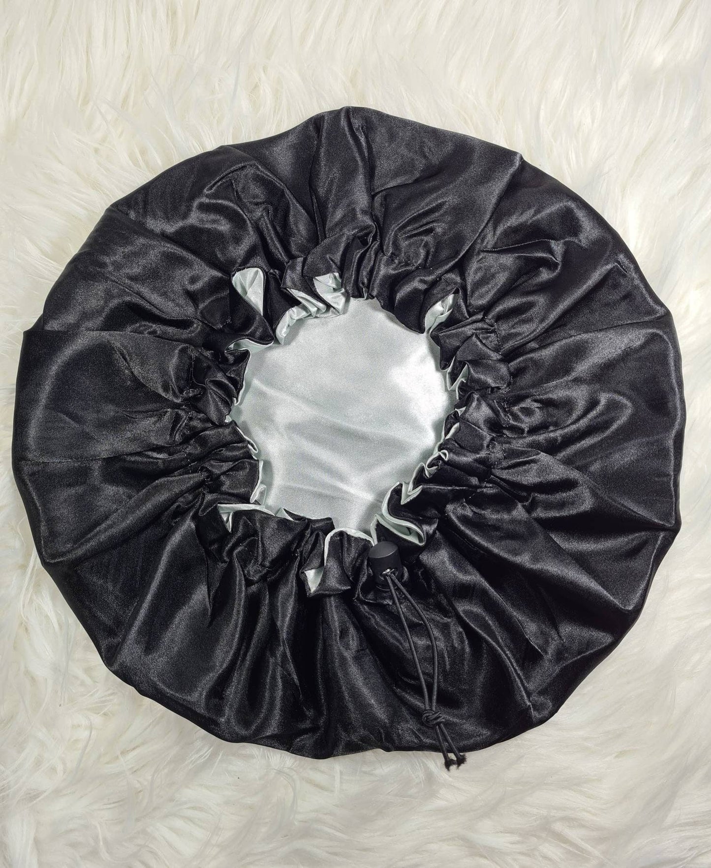 Adjustable Drawstring Reversible Satin hair bonnet|Satin Elasticated, Sleep Hat Bonnet, Headscarf. Night Cap, Protecting Hairstyle.