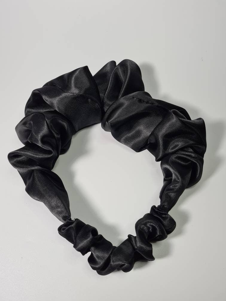 Silky Satin Style Ruffle headband, women hair accessories, Twisted knot headband, hairband, Turban, Gift for sister.