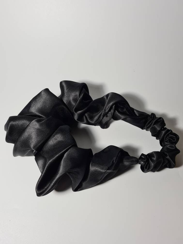 Silky Satin Style Ruffle headband, women hair accessories, Twisted knot headband, hairband, Turban, Gift for sister.