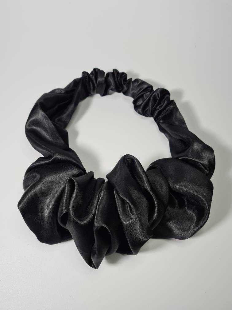 Silky Satin Style Ruffle headband, women hair accessories, Twisted knot headband, hairband, Turban, Gift for sister.